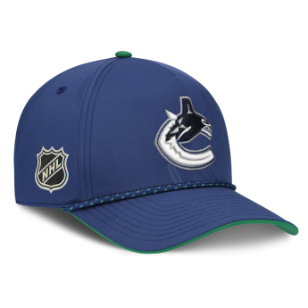 Vancouver Canucks kapa za bejzbol NHL Fanatics Blue On Stage Podium Draft A-Frame