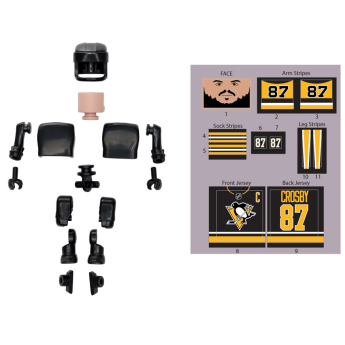 Pittsburgh Penguins figurica Sidney Crosby #87 NHL Construct