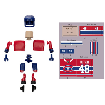 Montreal Canadiens figurica Lane Hutson #48  NHL Construct