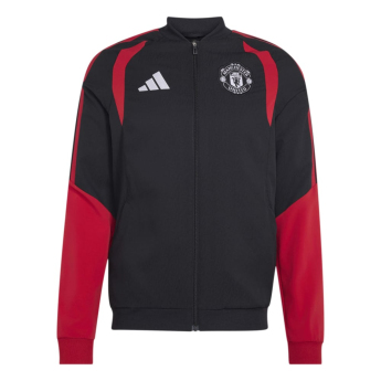 Manchester United muška jakna s kapuljačom Tiro Presentation black