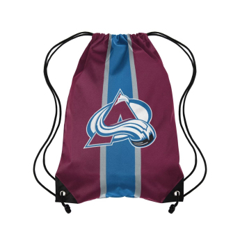 Colorado Avalanche vrećica za tjelesni FOCO Team Stripe Drawstring Backpack