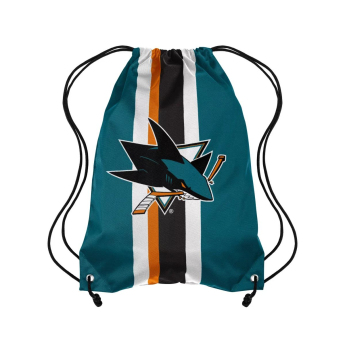 San Jose Sharks vrećica za tjelesni FOCO Team Stripe Drawstring Backpack