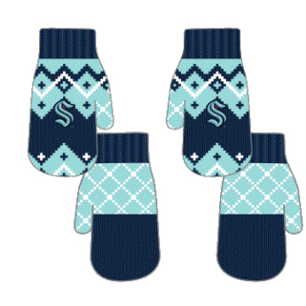 Seattle Kraken dječje rukavice Fleece Lined Patchwork