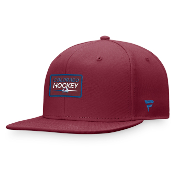 Colorado Avalanche šilterica ravnog oboda Authentic Pro Prime Flat Brim Snapback red