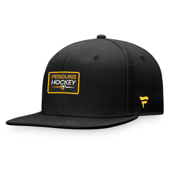 Pittsburgh Penguins šilterica ravnog oboda Authentic Pro Prime Flat Brim Snapback black