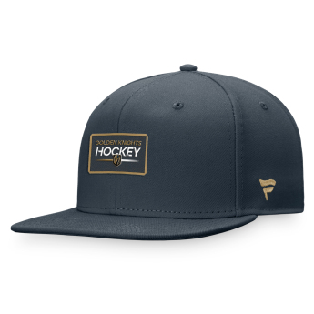 Vegas Golden Knights šilterica ravnog oboda Authentic Pro Prime Flat Brim Snapback grey