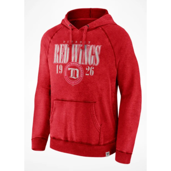 Detroit Red Wings muška majica s kapuljačom A/LS Hoodie red