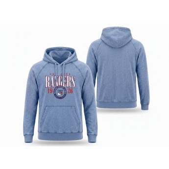 New York Rangers muška majica s kapuljačom A/LS Hoodie blue
