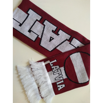 Hokejaške reprezentacije zimski šal Latvia knitted