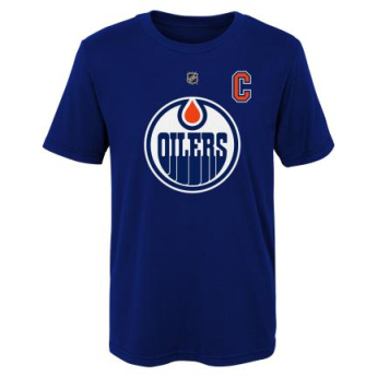 Edmonton Oilers dječja majica Connor McDavid Captains Name and Number navy