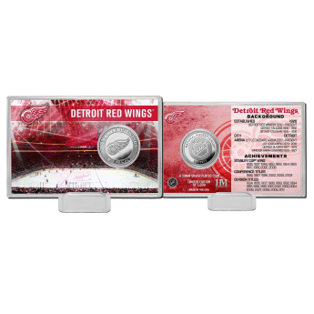 Detroit Red Wings kolekcionarski novčić History Silver Coin Card Limited Edition od 5000