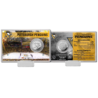 Pittsburgh Penguins kolekcionarski novčić History Silver Coin Card Limited Edition od 5000