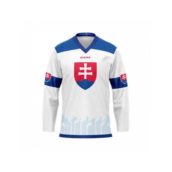 Hokejaške reprezentacije hokejaški dres Slovakia Juraj Slafkovský #20 CCM Hockey fan white