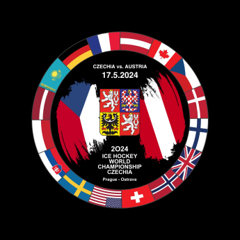 Hokejaške reprezentacije pak Ice Hockey World Championship Czechia MS 2024 Dueling 17.5.2024 Czechia vs. Austria