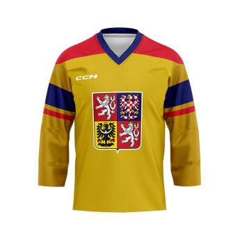 Hokejaške reprezentacije hokejaški dres Ondřej Palát #18 2024 CCM Fandres replica gold