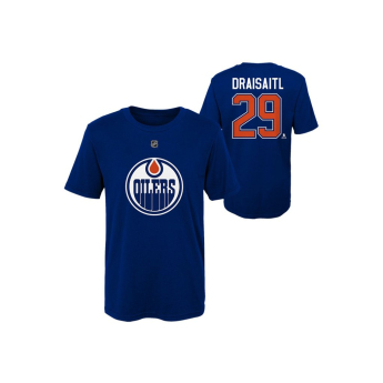 Edmonton Oilers dječja majica Leon Draisaitl #29 Flat Captains N&N Ctn Tee