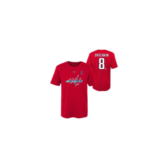 Washington Capitals dječja majica Alexandr Ovechkin #8 Flat Captains N&N Ctn Tee
