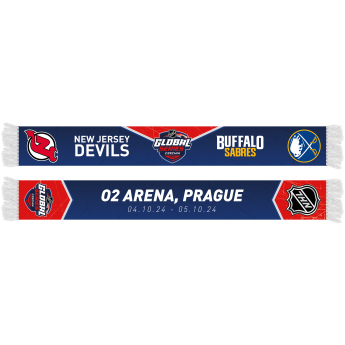 NHL proizvodi zimski šal NHL Global Series 2024 Czechia Buffalo Sabres vs New Jersey Devils Friendship Printed