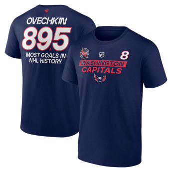 Washington Capitals muška majica Alex Ovechkin #8 Washington Capitals The GR8 Chase Scorer Name & Number