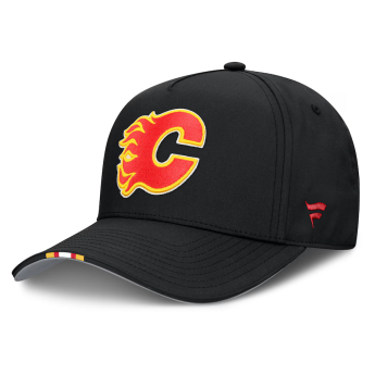 Calgary Flames kapa za bejzbol 2025 Draft Authentic Pro Structured Adjustable