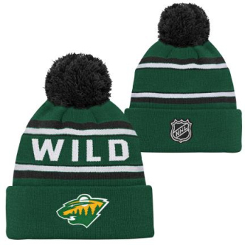 Minnesota Wild dječja zimska kapa 3Rd Jersey Jacquard Cuff Pom