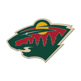 Minnesota Wild značka Enamel Pin Jewelry Card