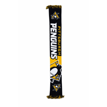 Pittsburgh Penguins zimski šal Big Logo Scarf Black Yellow