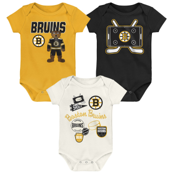 Boston Bruins dječji bodi Littlest Player 3Pk Creeper Se