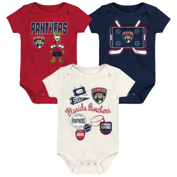 Florida Panthers dječji bodi Littlest Player 3Pk Creeper Se