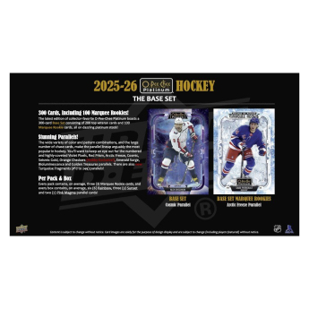 NHL boxovi NHL hokejske karte 2025-26 Upper Deck O-Pee-Chee Platinum Hobby Box