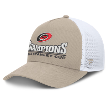 Carolina Hurricanes kapa za bejzbol NHL 2026 Stanley Cup Champions A-Frame Trucker Adjustable