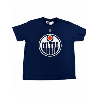 Edmonton Oilers muška majica NHL Iconic Name & Number Graphic