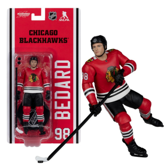 Chicago Blackhawks figurica Connor Bedard #98 NHL McFarlane Articulated