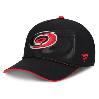 Carolina Hurricanes kapa za bejzbol NHL Fanatics Black On Stage Podium Draft A-Frame Adjustable