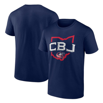Columbus Blue Jackets muška majica NHL Represent T-Shirt - Navy