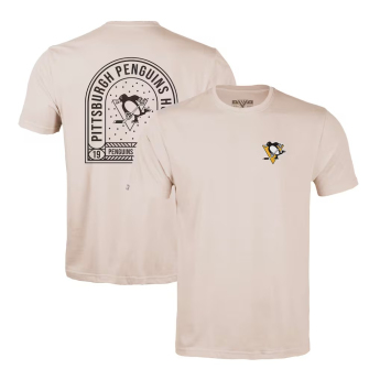 Pittsburgh Penguins muška majica NHL Levelwear Richmond Stained Glass T-Shirt - Khaki