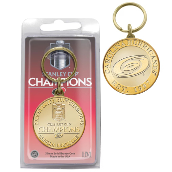 Carolina Hurricanes privjesak za ključeve NHL 2026 Stanley Cup Champions Bronze Coin Key Chain