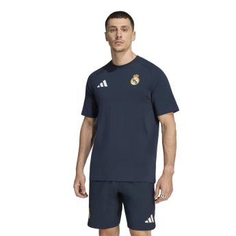 Real Madrid muška majica Tiro Travel navy