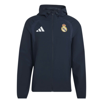 Real Madrid muška jakna Wind Tiro Travel navy