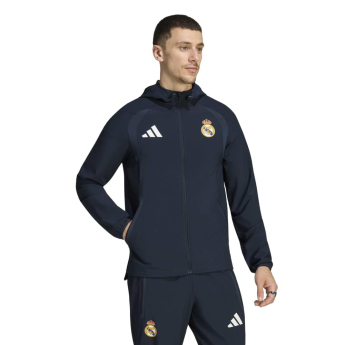 Real Madrid muška jakna Wind Tiro Travel navy