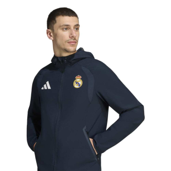 Real Madrid muška jakna Wind Tiro Travel navy