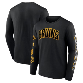 Boston Bruins muška majica dugih rukava Centennial black