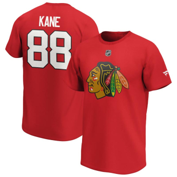 Chicago Blackhawks muška majica Patrick Kane Iconic Name & Number Graphic