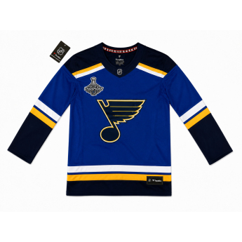 St. Louis Blues dječji hokejaški dres NHL Premier Home Stanley Cup Champions 2019 Patch