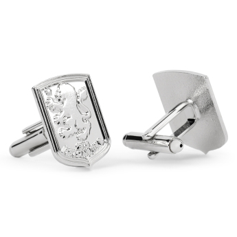Aston Villa manšete Silver Plated Formed Cufflinks