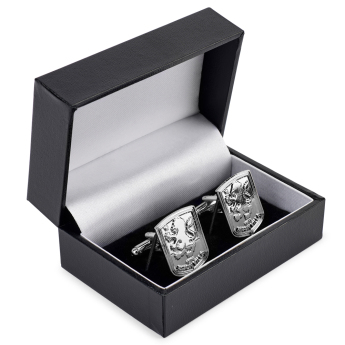 Aston Villa manšete Silver Plated Formed Cufflinks