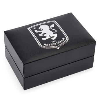 Aston Villa manšete Silver Plated Formed Cufflinks