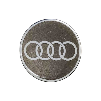 Audi F1 naljepnica 3D logo silver