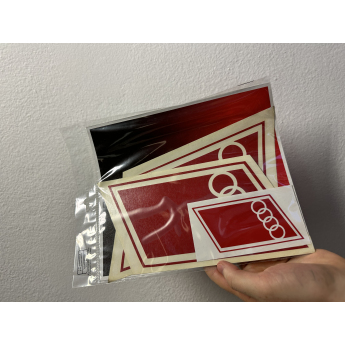 Audi F1 set naljepnica 3 pcs logo 2026