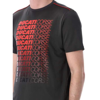 Ducati Corse muška majica inscriptions dark gray 2026
